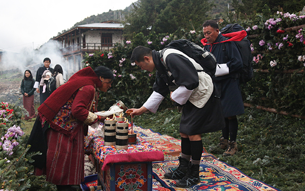 His Majesty visits Merak-