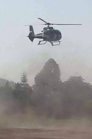 Infant, suffering from severe pneumonia, airlifted--