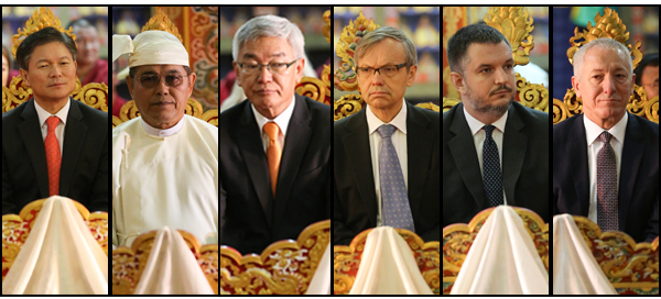 Ambassadors present credentials to His Majesty