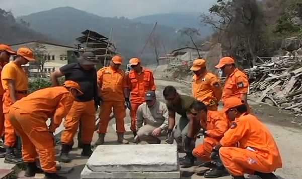 search one rescue team