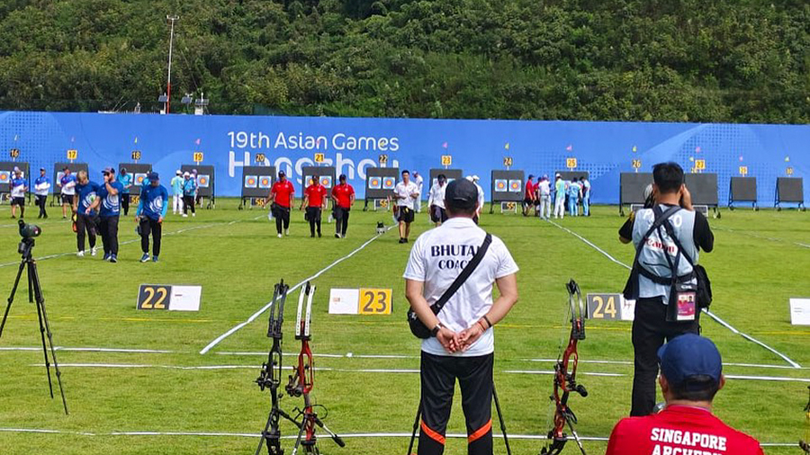 Men's compound archery team through to quarterfinalsHangzhou Asian
