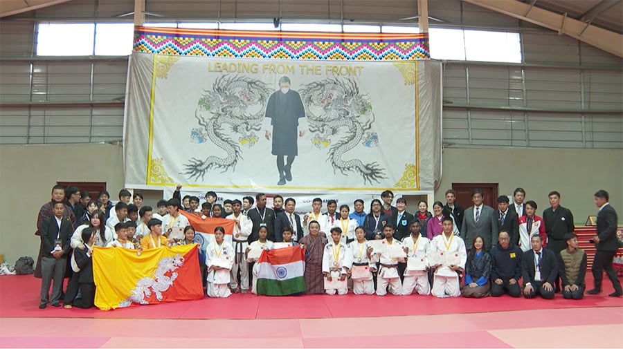 Bhutanese judokas bag two gold, two silver and four bronze medals - BBSCL
