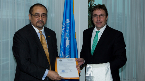 Bhutan’s Permanent Representative to UN presents credentials