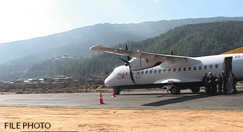 Drukair’s domestic flight to Bumthang temporarily suspended