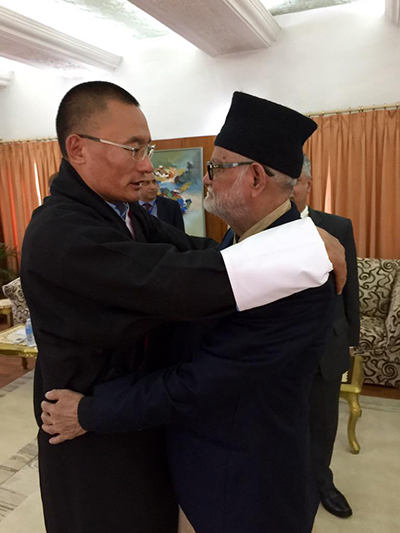 PM hands over Nu 62 M to Nepal