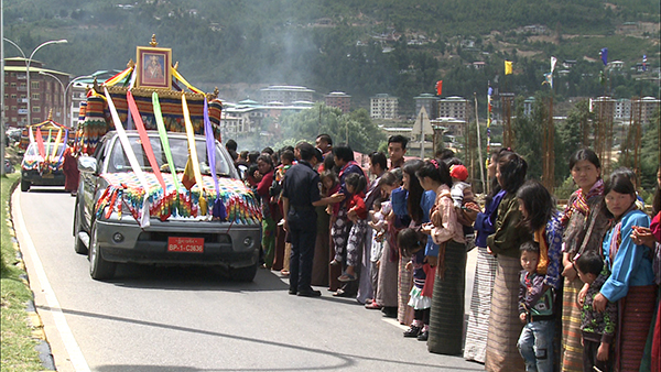 Central Monastic Body arrives in Thimphu---