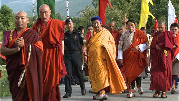 Central Monastic Body arrives in Thimphu