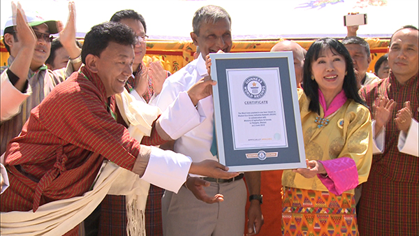 Bhutan sets Guinness World Record