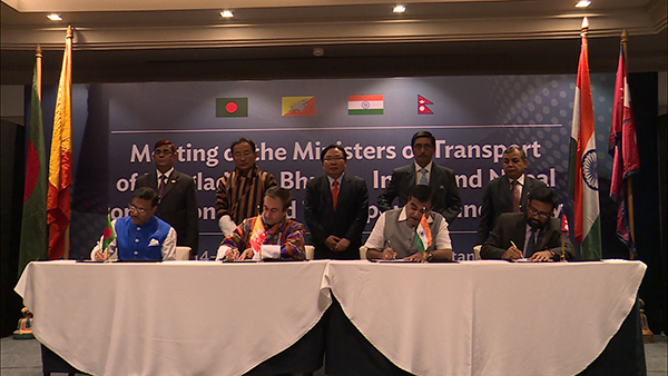 Motor Vehicle Agreement signed between four countries