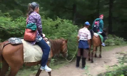 Horse riding tshogpa