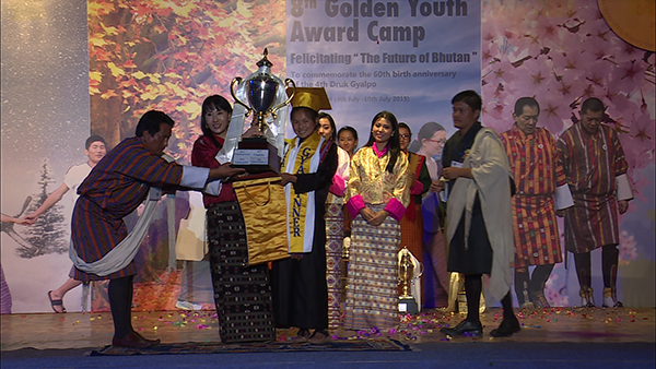 Karma Choki of Samtengang School wins golden youth--