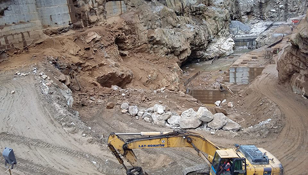 Five feared trapped under rubble from landslide at MHPA dam site