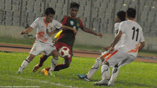 Bhutan, Bangladesh match ends in a draw
