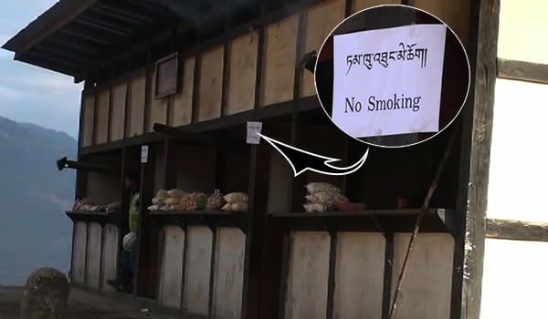 Tangsibji’s shopkeepers asked to place “No Smoking” signboard