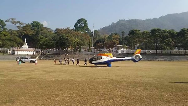Infant, suffering from severe pneumonia, airlifted- SAMTSE