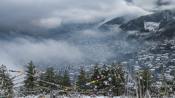 Snowfall-Thimphu2016