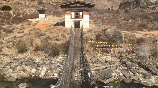 Bridge built by Thangthong Gyalpo needs repair