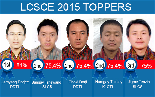 LCSCE 2015 Toppers