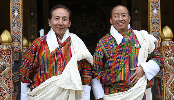 Ambassadors: Sonam Tobden Rabgye (L) and Tshewang C. Dorji (R)