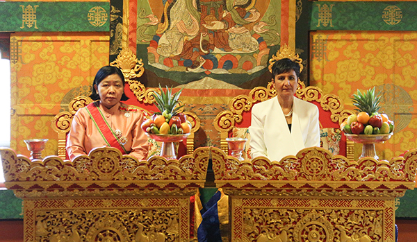 Ambassadors present credentials to His Majesty