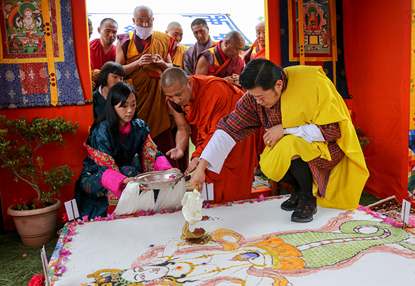 His Majesty graces ground-breaking ceremony