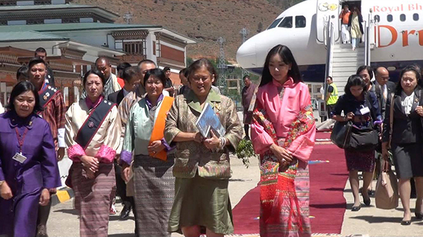Thai Princess arrives in Bhutan