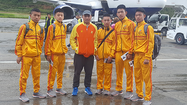 bhutanese-karate-team-leaves-for-south-asian-championship