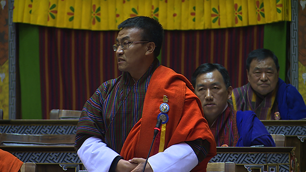 Economic affairs minister, Lekey Dorji