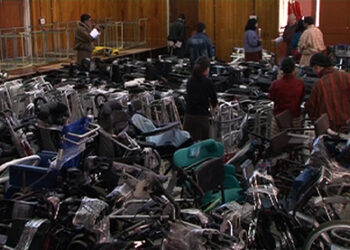 Disabled Persons’ Association of Bhutan receives assistive devices