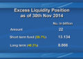 There is no excess liquidity: government