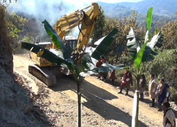 Farm road to connect all the villages in Khar, Pema Gatshel