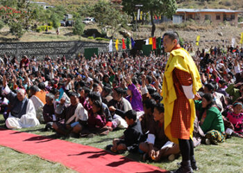 His Majesty celebrates Chunyipai Losar in Lhuentse