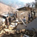Five semi-permanent houses dismantled