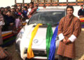 Farmer from Punakha wins Nissan Leaf