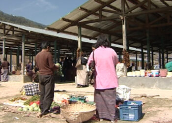 The weekend market of Haa