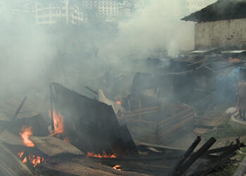 Long line of huts razed in Thimphu