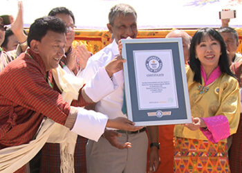 Bhutan sets Guinness World Record