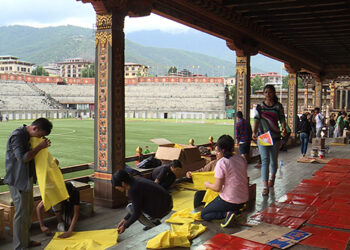 Bhutanese fans working to support national football team