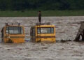 Amochhu flooding damages properties