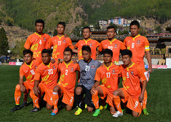 Bhutan ranks 166th in the latest FIFA rankings