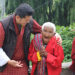 His Majesty interacts with people of Wochu