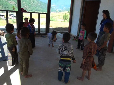A precariously located ECCD centre has parents worried-