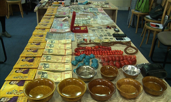 Police apprehend suspected buglers