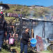 Two huts razed in Trongsa