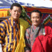 His Majesty confers Red Scarf to Dasho Karma Tshiteem