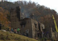 Houses gutted