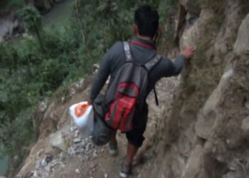 Treacherous footpath to Duenmang Tshachu could prove fatal