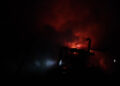 Two-storied traditional house razed