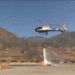 Helicopter equipped to fight fire