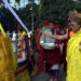 His Holiness consecrates chorten and Mandir
